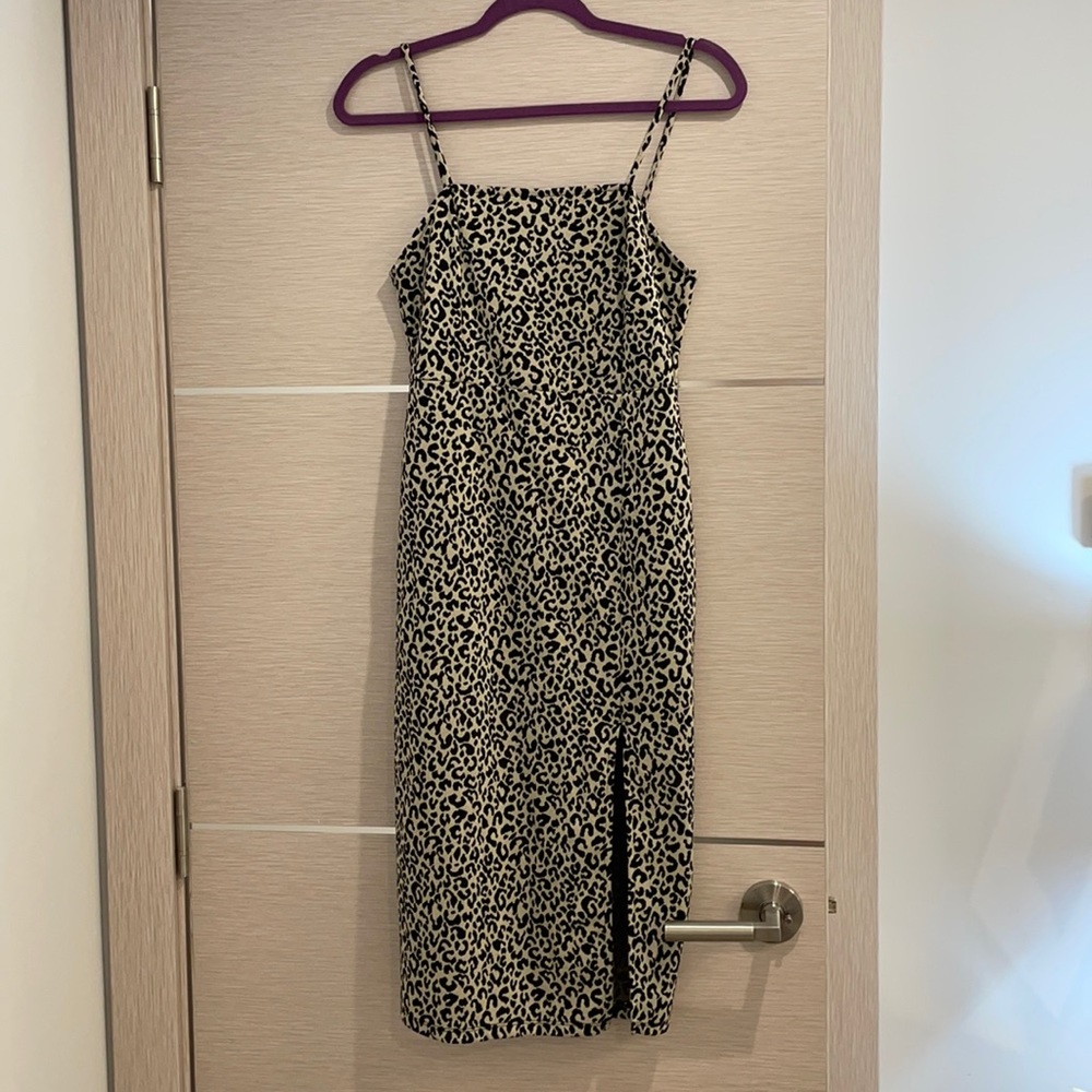 Cheetah print dress